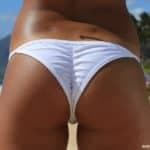 Revealing bikini bottoms